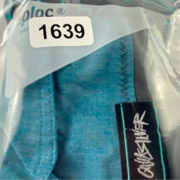 Quicksilver black & teal palm floral print boardshorts, 31 - Picture 15 of 16